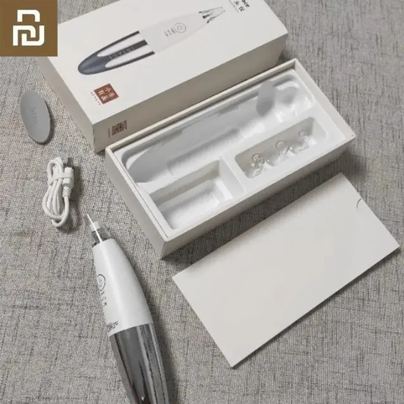 With retail box Xiaomi InFace вакуумный отсос для угрей удаления дермабразии шрам акне пилинг для пор лица чистый уход за кожей лица Красота Инструменты - Цвет: With retail box