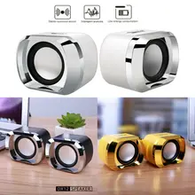 Компьютерный ПК динамик 2,0 USB питание Настольный аудио ноутбук USB портативные мини-колонки