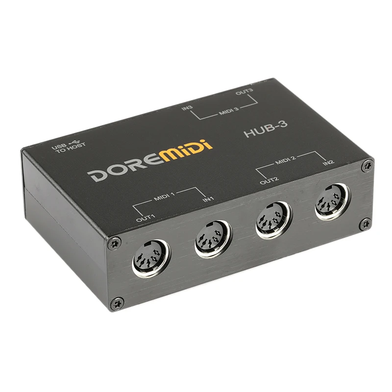 Новинка DOREMiDi HUB 3 MIDI 3X3 Box USB интерфейс контроллер адаптер конвертер|Адаптеры Type-C| |
