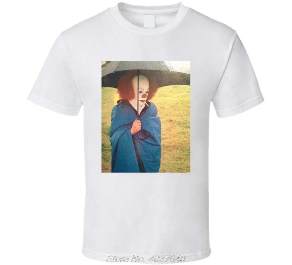 Джокера его Тим Карри курение забавные пародийные киноман Футболка с принтом