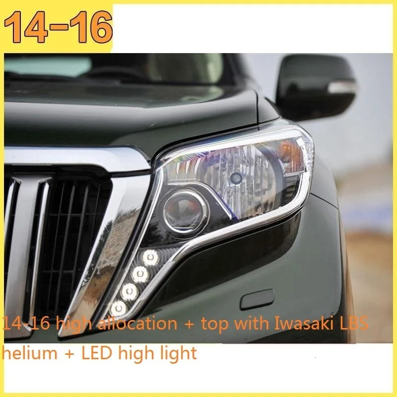 Запчасти Drl аксессуар Neblineros наружные Cob дневные ходовые огни Led Para Автомобильные фары в сборе для Toyota Prado