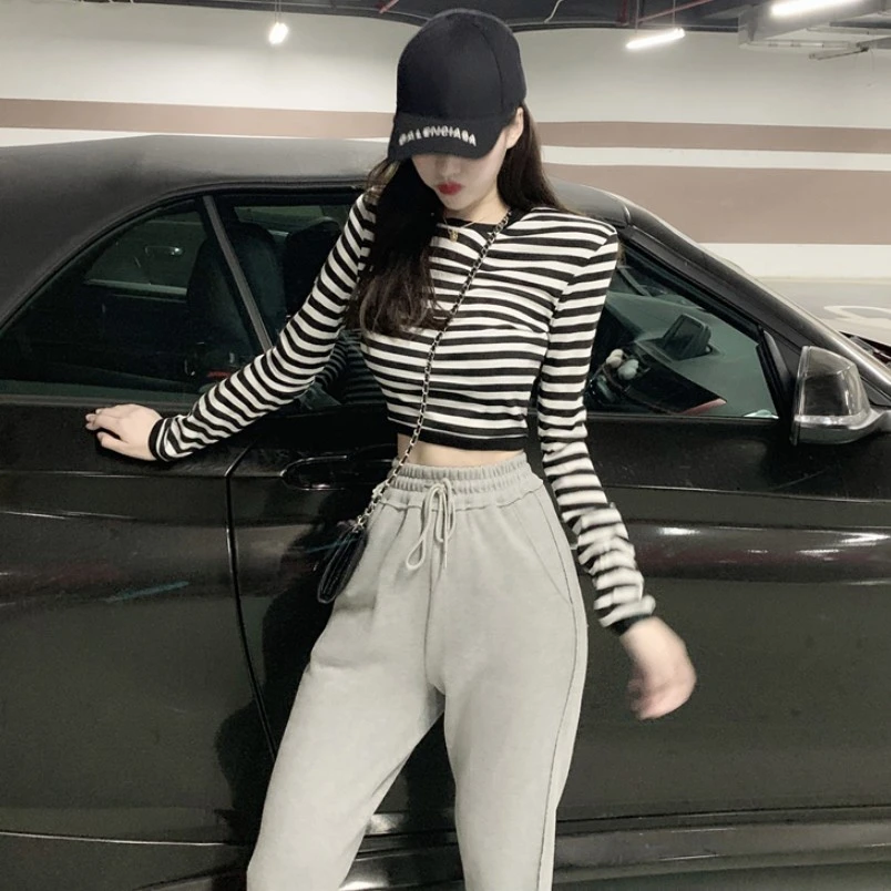 Grey sweatpants outfit girl Clearance