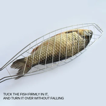 

Fish BBQ Grilling Mesh Mat BBQ Barbecue Grill Mat Non-stick Stainless Steel Mesh Wire NetOutdoor Cook BBQ Accessories
