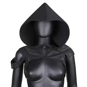 

2019 Halloween Hot Sale Punk Black Steampunk Accessories Hat Cosplay Headscarf Accessories Gothic Party Festival Party Props