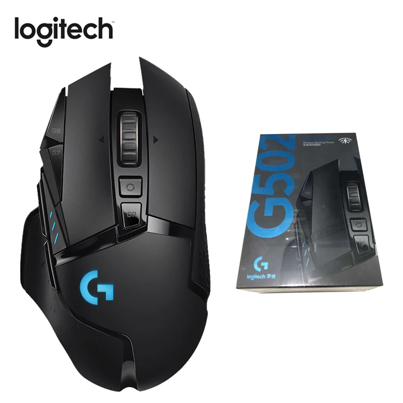 Игровая мышь logitech G502 LIGHTSPEED с сенсором 16000 dpi HERO, поддержка кнопок, система натяжения, игровая мышь, продукт