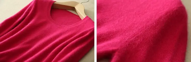 SVOKOR Large Большой размер Повседневный женский свитер 15 цветов мягкая основа Pull Femme круглый вырез длинный рукав шерстяная блузка