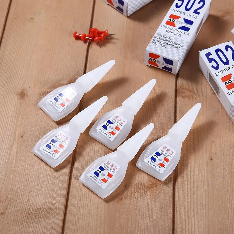1pcOr5pcs502SuperGlueStrongCyanoacrylateAdhesiveLiquidGlue