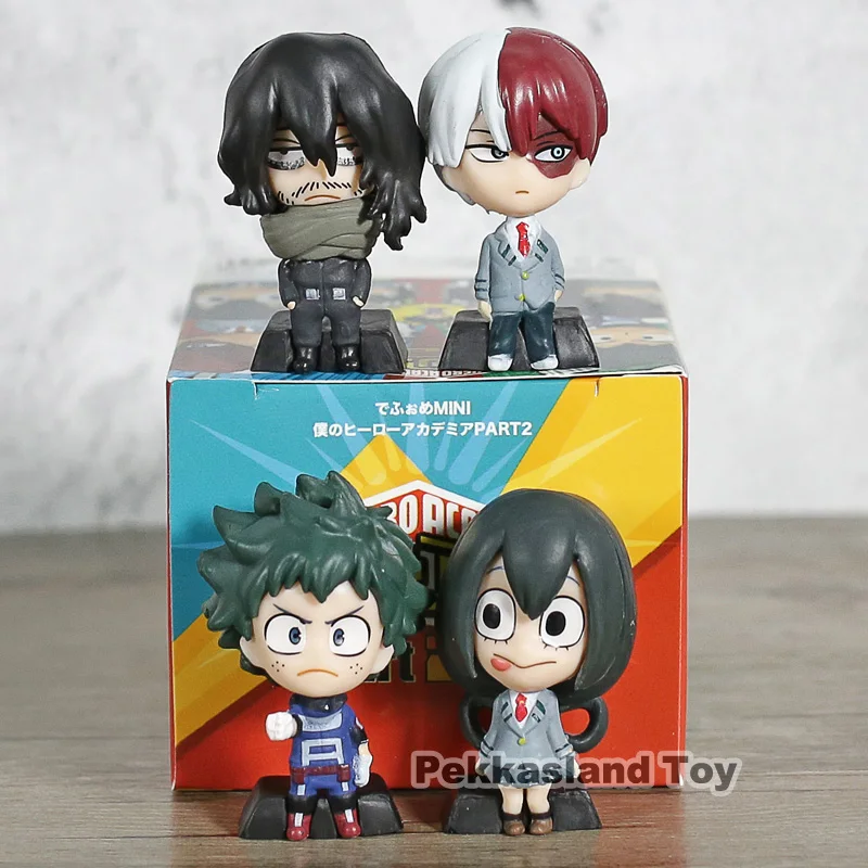 My Hero Academia Figure Doll Ochaco Uraraka Deku Midoriya Katsuki Shoto bakugou Toga PVC Action Figures Toys Set |