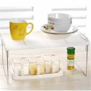 

BS Kitchen Stackable Multi-Layer Shelf Desktop Storage Rack for Office Table Organizing Rack B- X832