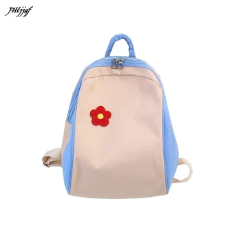

Fashion Men Women Backpack Canvas Floral Student Bookbags School Satchel Travel Backpack for Teenage Couple Bag Backpacks
