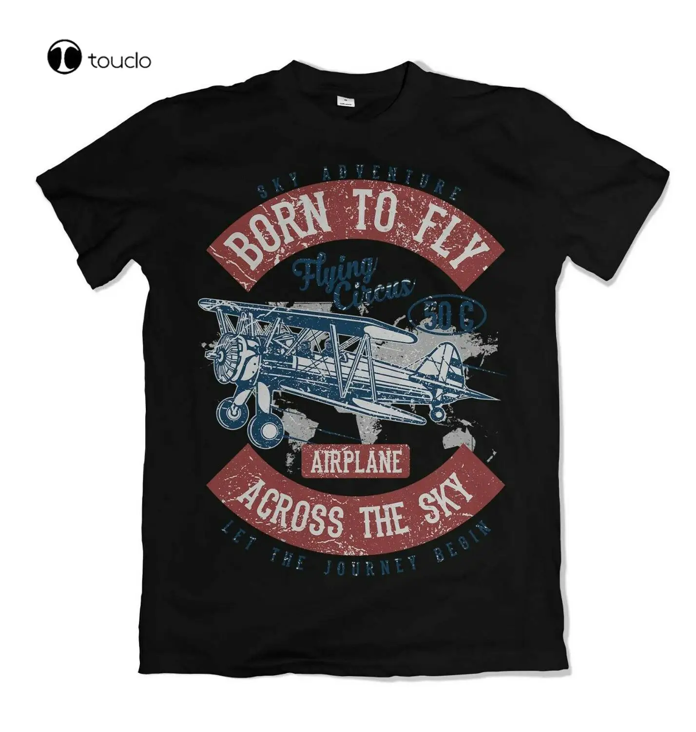 T Shirt Men Plane Top Pilot Flying Gift Practice fly Club Training S-3XL | Мужская одежда
