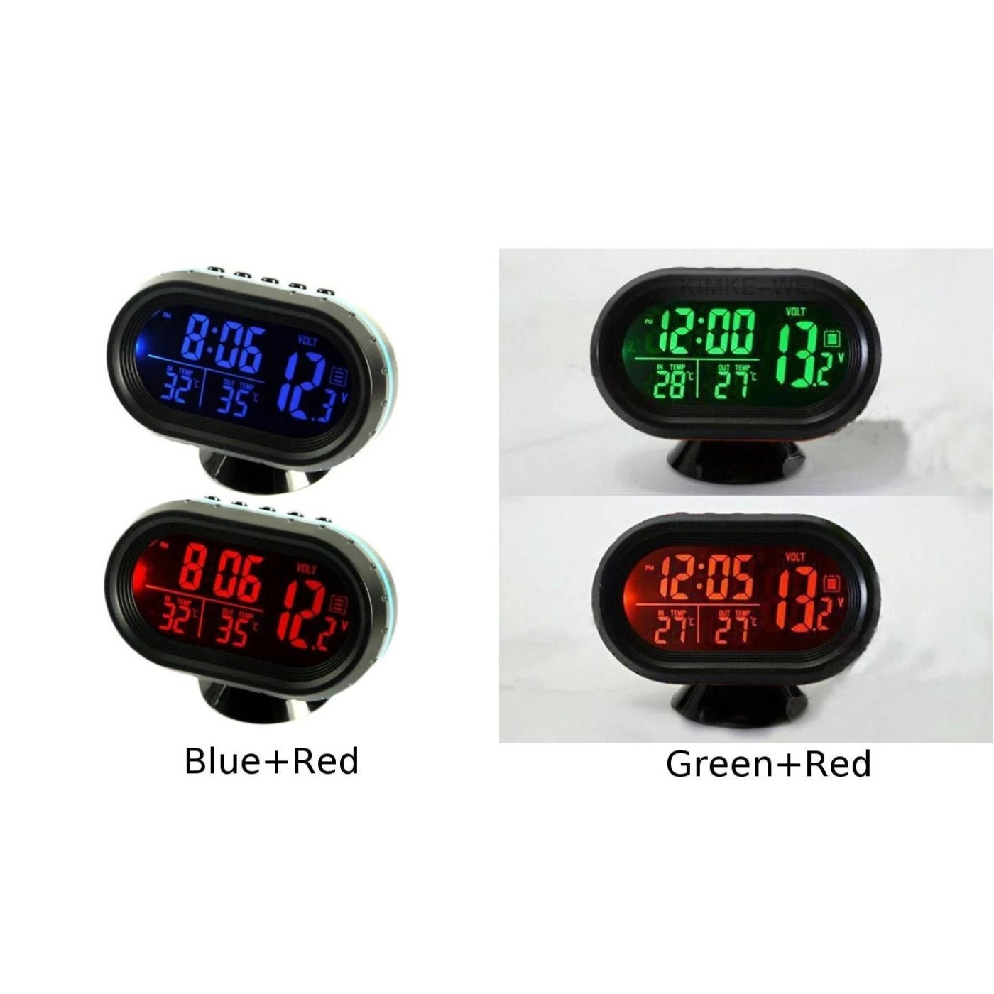  Car Clock & Date Digital Display Indoor Outdoor Thermometer & Voltage Monitor durable and practical