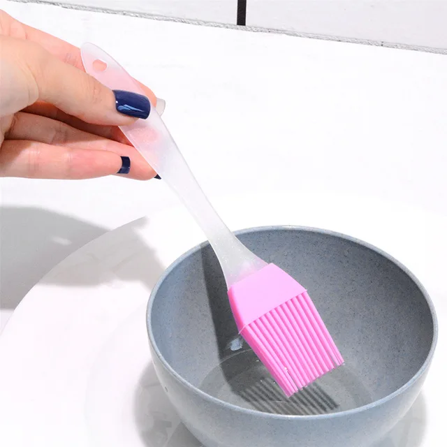 1Db Sütemény Sütés Barbecue Kefe Otthoni Barkács Szilikon Szerszámok Környezetbarát Kenyérolaj-Krém Főzés Szilícium Konyhai - Image 2