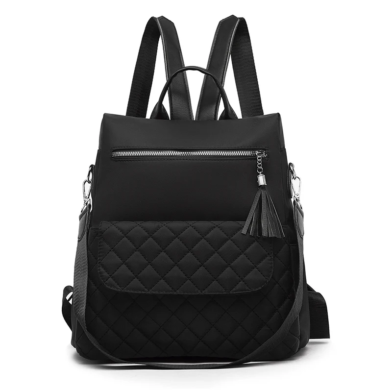 Women backpack waterproof anti-theft Oxford schoolbags cloth simple college wind shoulder bag youth girl backpack