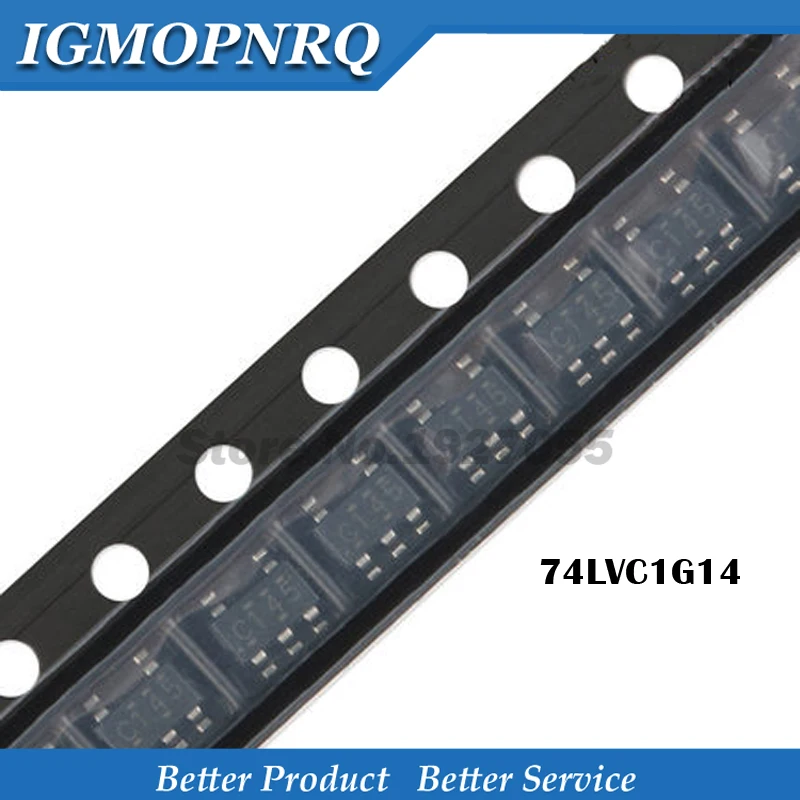 100 Stück SN74LVC1G14DBVR Schaltkreise - SOT23-5 Gehäuse Für Deine Elektronikprojekte