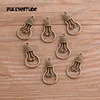 30pcs 11*21mm Two Color Metal Zinc Alloy Small Light Bulb Charms Fit Jewelry Medical Plant Pendant Charms Makings ► Photo 2/3