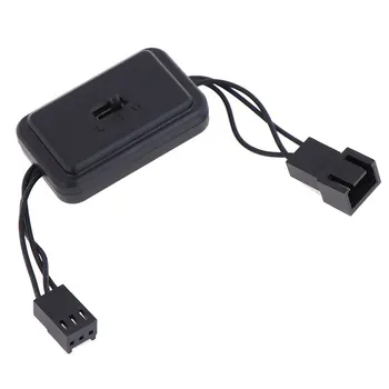 

PC CPU Fan Speed Controller 12V Noise Reducing Fan Speed Control 3 Level Adjustment