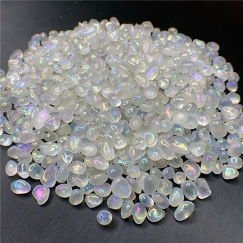 

Cheap natural aura gravel moon tumbled stone crystals for healing