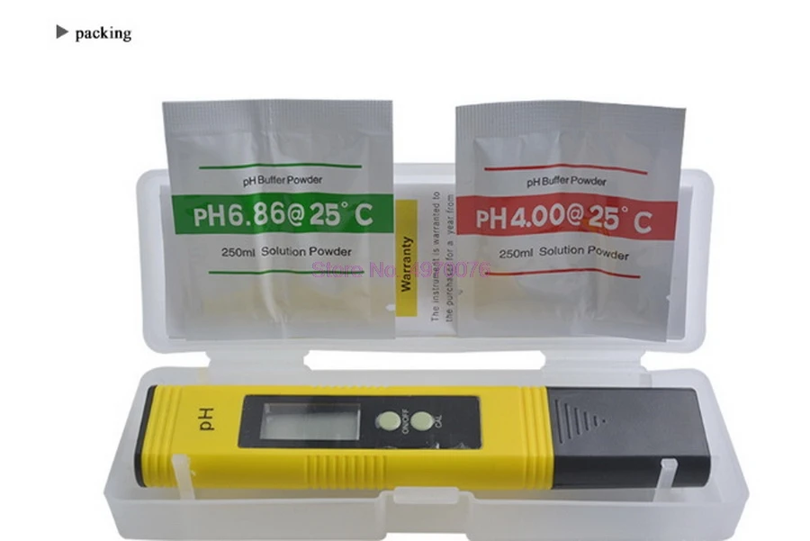 20pc PH TDS 미터 테스터 휴대용 펜 디지털 0.01 고정밀 필터 측정 수질 순도 테스트 도구, 휴대용 펜