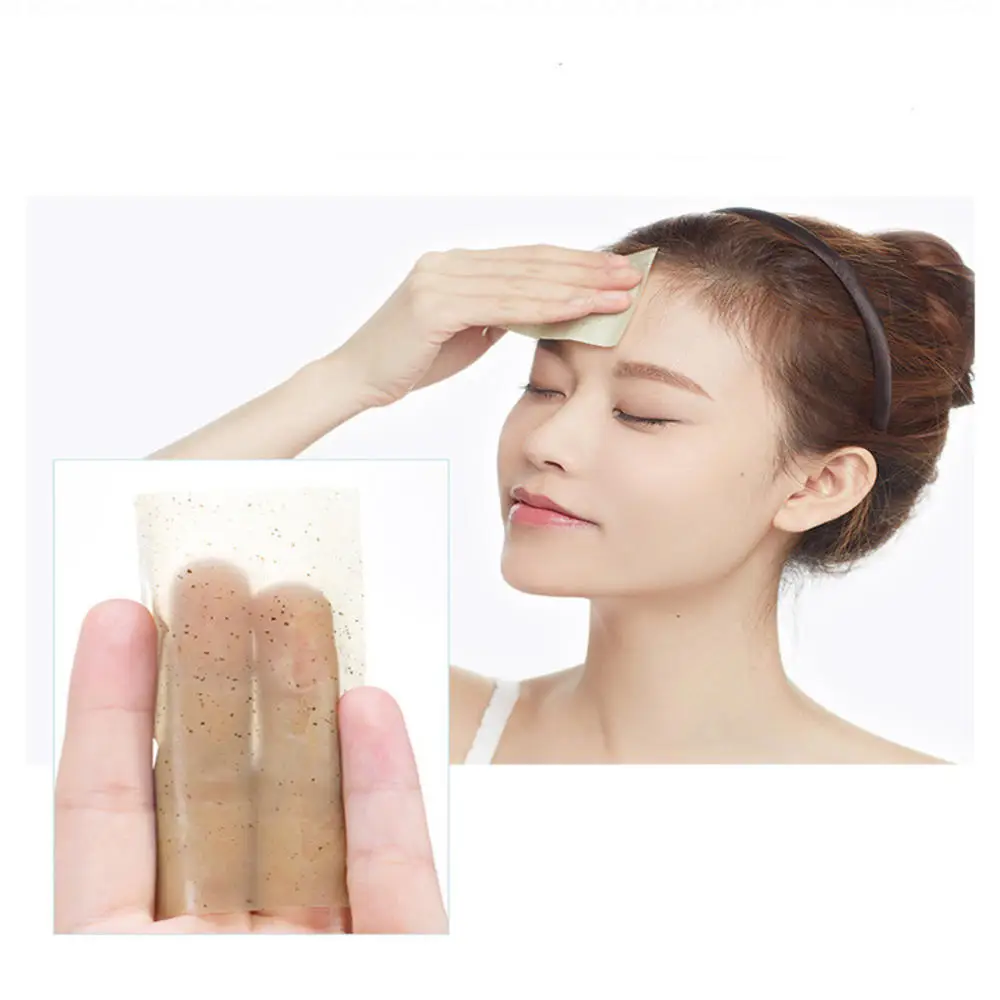 Facial Oil Blotting Sheets Paper Green Tea Oil Control Wipes Absorbing Sheet Oily Paper Summer Face Cleansing Makeup Tool 100PCS facial tissue