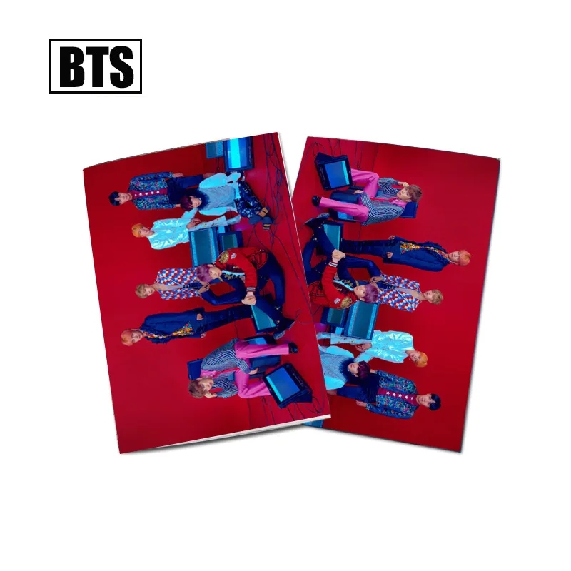 notebook03 K pop Bangtan boys kawaii альбом карта персонажа ломо карты kpop фотокниги бродячие дети kpop - Цвет: notebook03