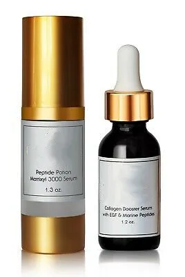 

Serum Set - collagen booster & peptide potion matrixyl 3000 serum Anti-Aging Firms 2pcs/set