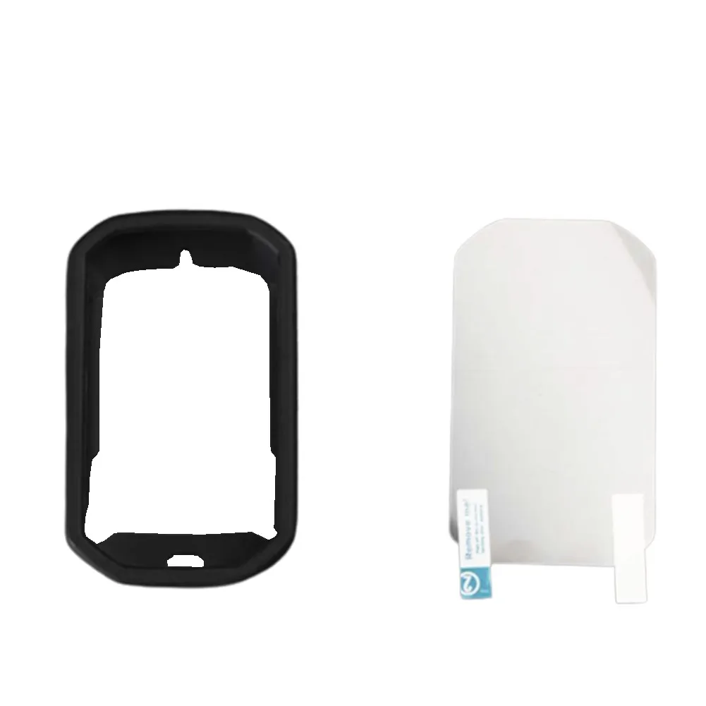 

Bicycle Computer Protective Cover Silicone Code Cover With High-Definition Film Set Anti-drop Cover For Bryton Rider 320 420
