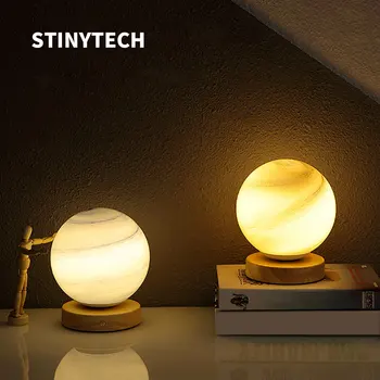 

Stiny Dimming Mars Bedside Table Touch Lamp Bedroom Lights Room Xmas Holiday Gifts Nordic Style Decoration Planet Lighting
