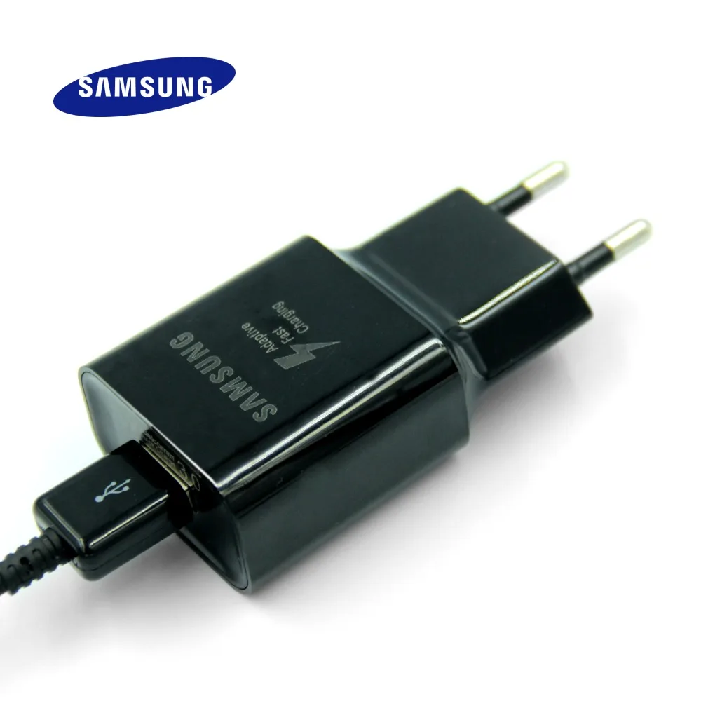 Оригинальный samsung быстро Зарядное устройство QC3.0 ЕС Быстрая Зарядка адаптер для