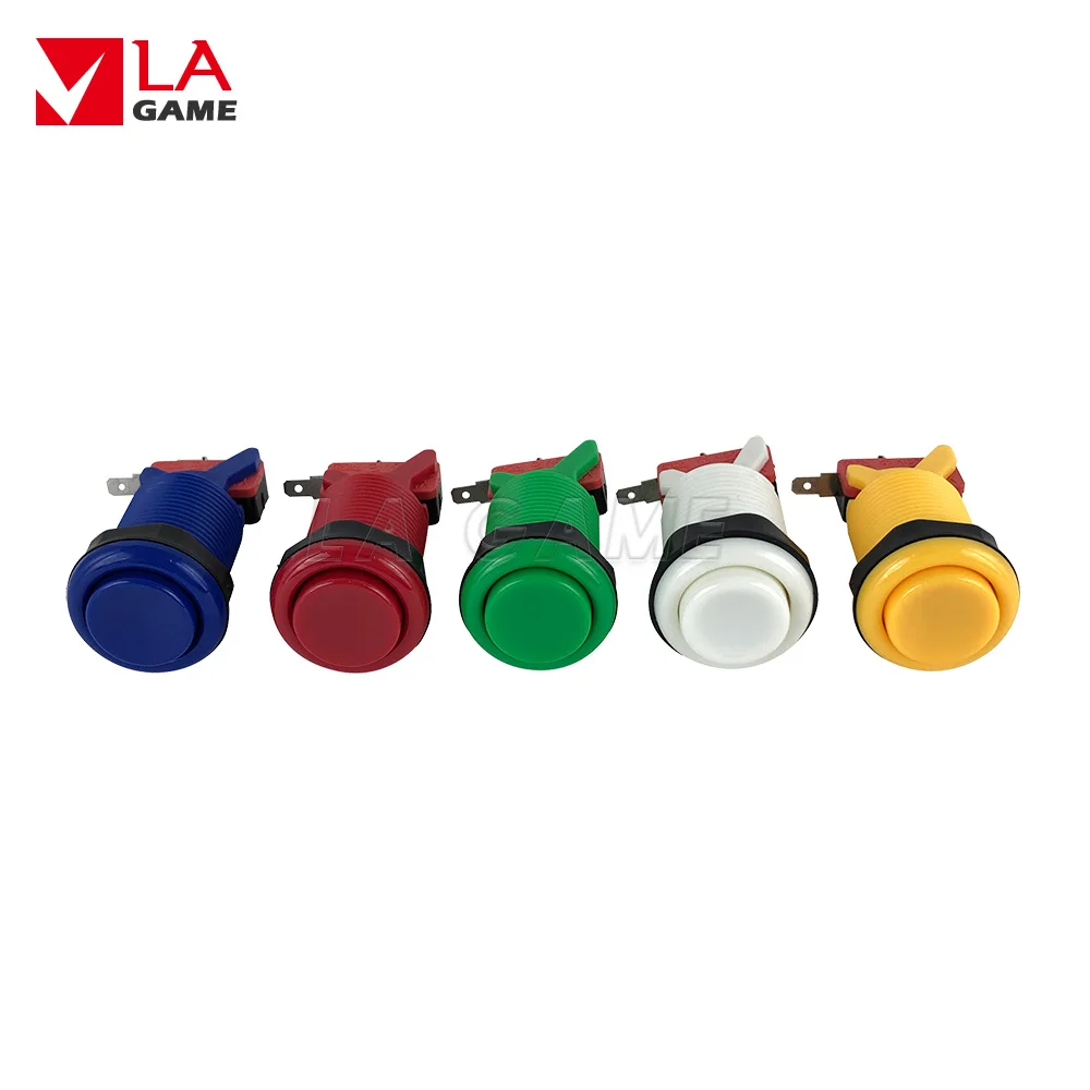 6 Pcs Happ Tipo 28Mm Pulsanti Arcade Con Microinterruttore Pandora Box Kit Arcade Fai Da Te Console Arcade Boton Arcade Mame Jamma Gioco