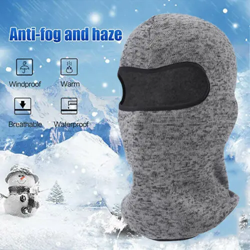 Balaclava Windproof Neck Warmer Ski Mask ，Riding Face Masks Winter Outdoor Fleece Bibs Anti-Fog Masks Wind Mask For Men And Women- Elastic Size Universal 
