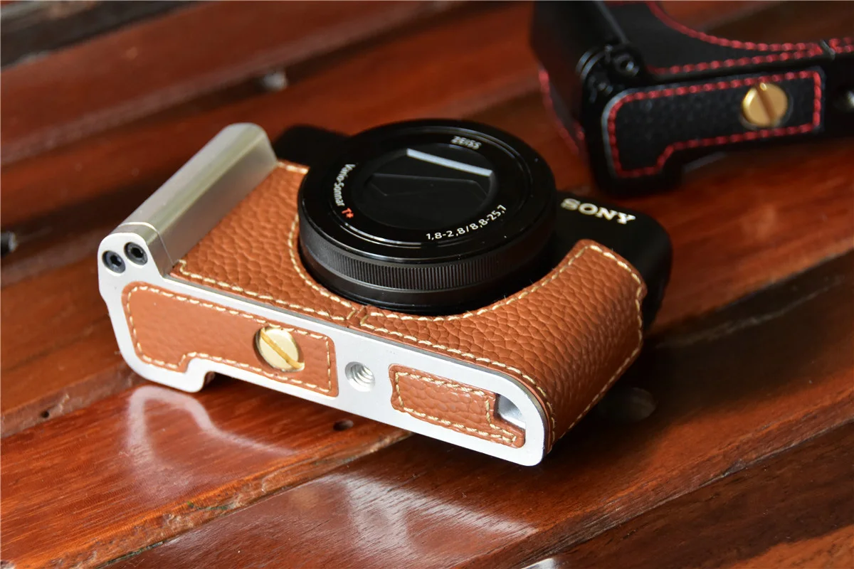 L кронштейн Quick Release/L Пластина для sony RX100 II III IV V VI VII кожаный чехол для камеры Сумка