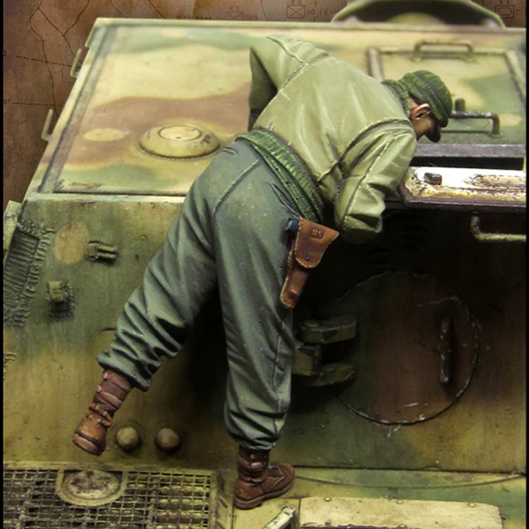 1/35 советских солдат элитных штурмовых смоляная модель фигурки GK солдатская