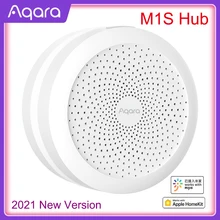 2021 aqara m1s hub gateway com rgb led night light zigbee 3.0 app controle remoto casa inteligente trabalho com mijia app apple homekit