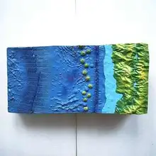 Подводный местности модель география Преподавание Инструмент