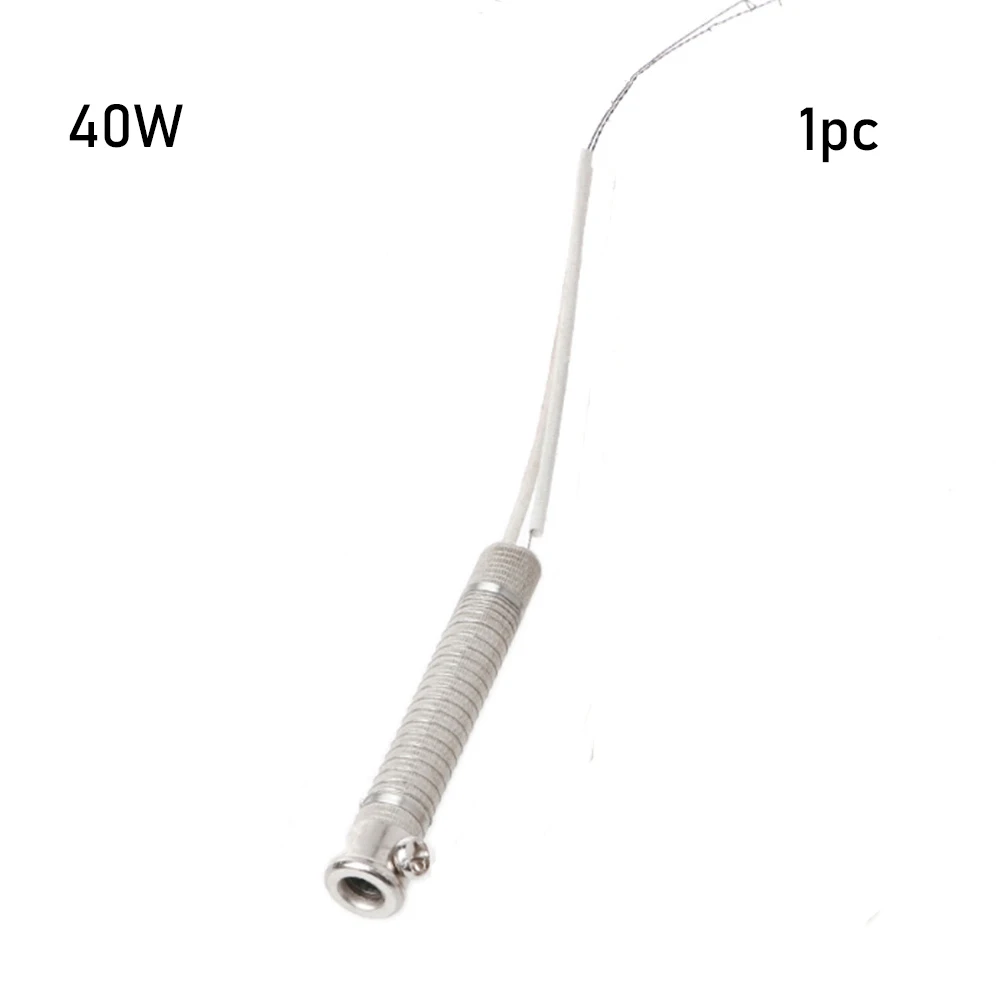 40W 1 PCs 1 шт. 220 В 30W40W60W паяльник сердечник нагревательный элемент Замена сварочный инструмент Металлообработка аксессуар - Цвет: 40W 1 PCs