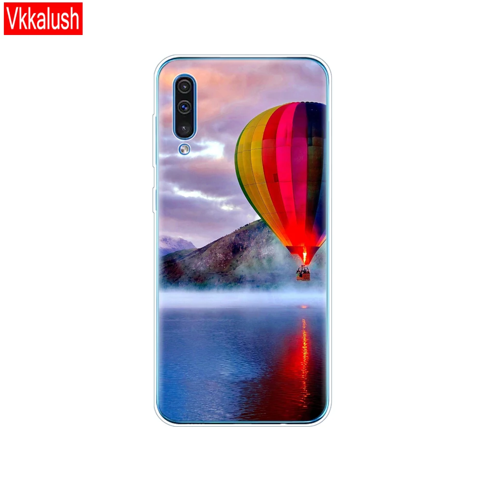 80128 Для samsung Galaxy A30S силиконовый прозрачный Футляр задняя крышка чехол для телефона samsung A30 A307 A307F SM-A307F мягкий чехол 6,4 cat - Цвет: 80128