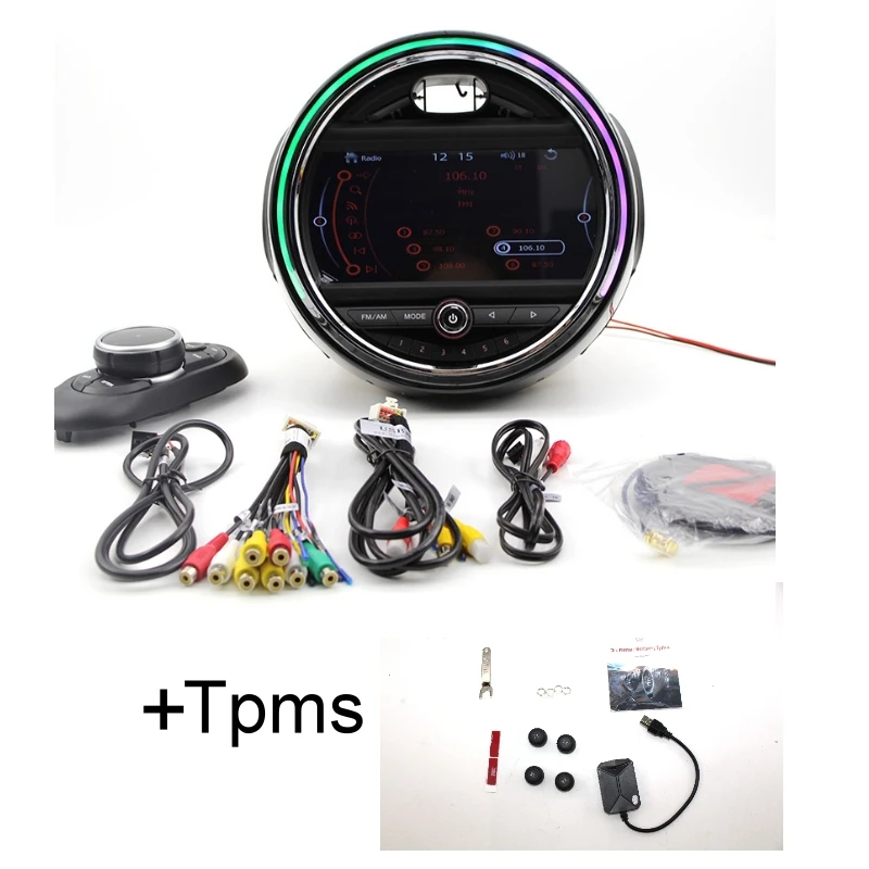 Liandlee автомобильный мультимедийный плеер NAVI для Mini Clubman Cooper S D F54~ CarPlay TPMS Стерео gps навигация CE система - Цвет: Add Tpms