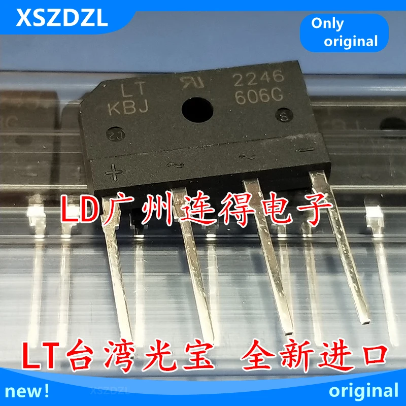 5pcs KBJ606G KBJ606 6A600V Rectifier bridge New Original