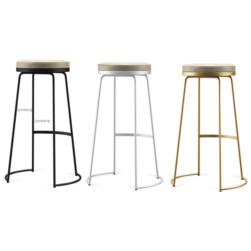 Nordic Simple Bar Stools Modern Creative Bar Chairs European High Stool American Fashion Stool Leisure High Chair Furniture