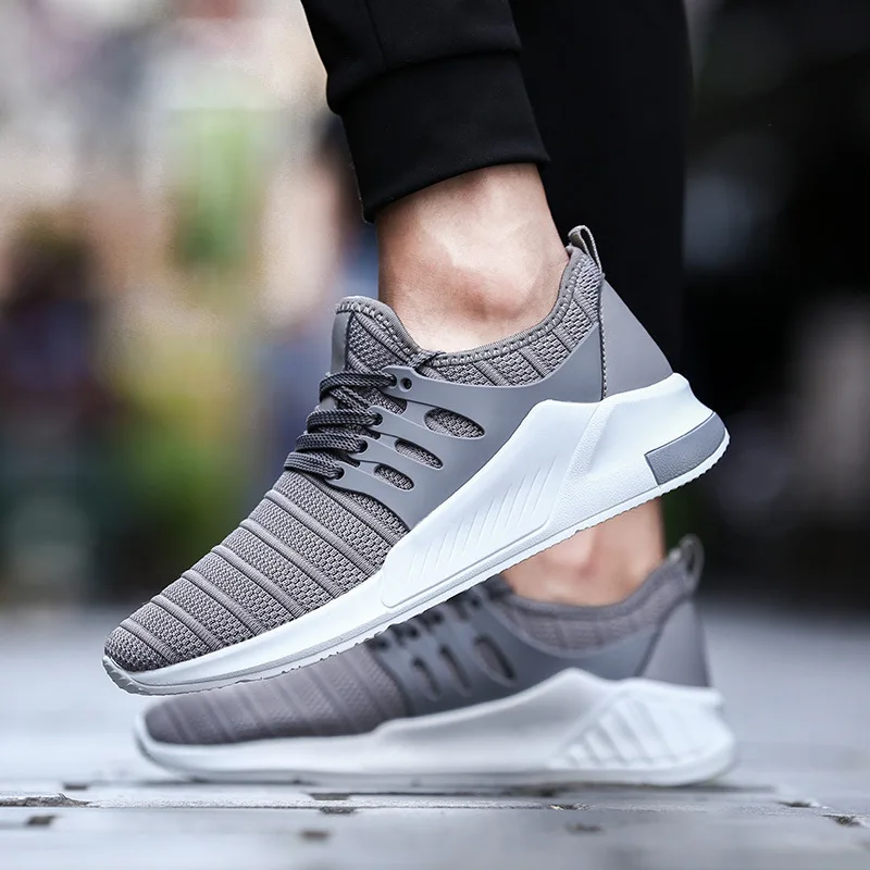 Fly Woven Running MEN'S shoes pu Bottom Light Running Shoes Summer Hot Selling 759
