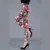 Women Floral Printed Exercise Colorful Peony flower Female Elastic Leggins High Waist Pants Push Up Trousers Fitness Leggings nvgtn leggings Leggings