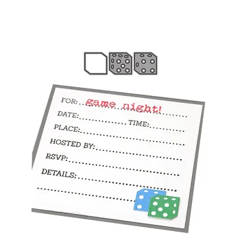 

CH dice Metal Cutting Dies Stencils for DIY Scrapbooking/photo Album stamps Decorative Embossing DIY Paper