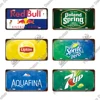 Putuo Decor Soft Drink Brand License Plate Metal Sign Plaque Metal Vintage Tin Signs for Kitchen Bar Club Garage Wall Room Decor 4