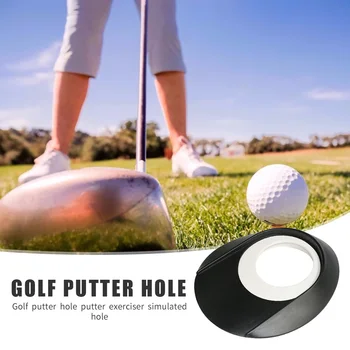 

Golf Putting Cup Hole Portable PVC Training Device Lightweight Indoor Outdoor Yard Sports Golf Trainer Aids