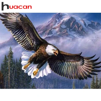 

Huacan 5D DIY Diamond Painting Eagle Art Kit Full Square Diamond Embroidery Mosaic Animal Decorations Home