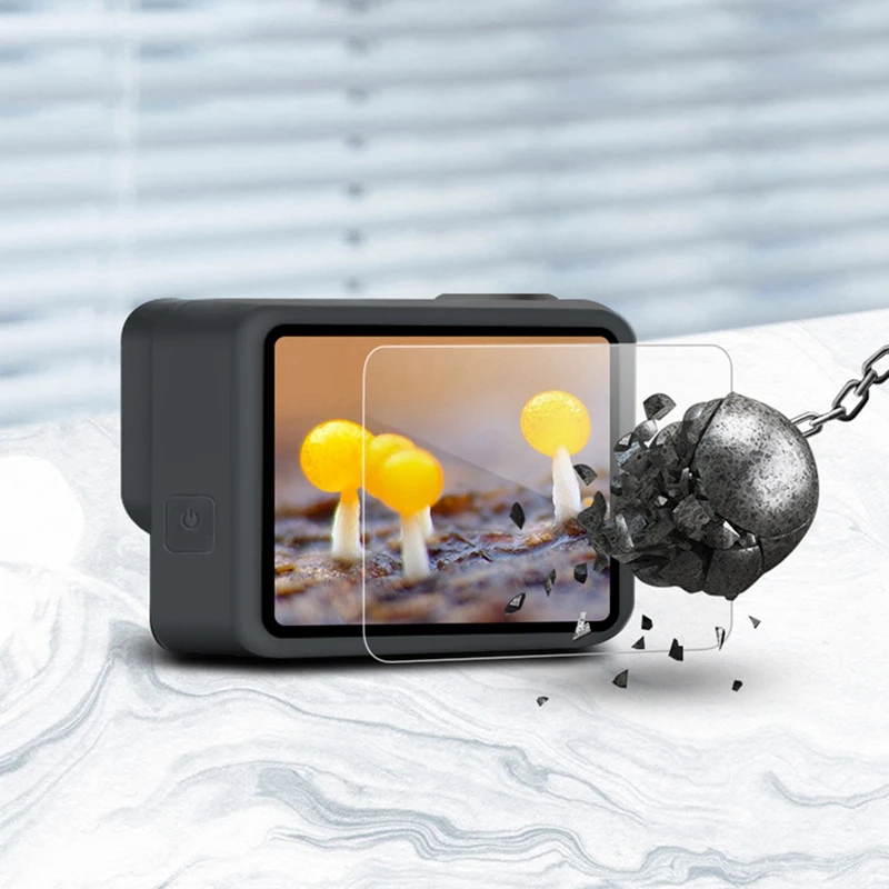 BESTfor Gopro набор аксессуаров для Gopro Hero 8 водонепроницаемый корпус/коробка для хранения/силиконовый чехол/закаленная пленка/Комплект фильтров Экшн-камера
