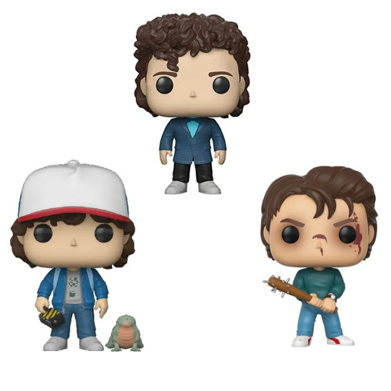 

Funko POP Stranger Things Eleven Dustin Keychain Vinyl Action Figures Collection Model Toys for Kids Birthday Gift