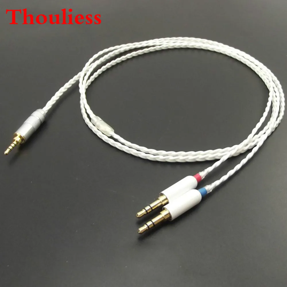 

Thouliess HIFI 2.5mm TRRS Balanced DIY Headphone Upgrade Audio Cable for MDR-Z7 Z7M2 MDR-Z1R D6100 D7100 D72004 Headphones