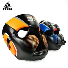 FDBRO спортивные шлемы M/L/XL для детей, молодежи/взрослых, Мужские боксерские шлемы ММА, Муай Тай Санда, каратэ, тхэквондо, защита головы